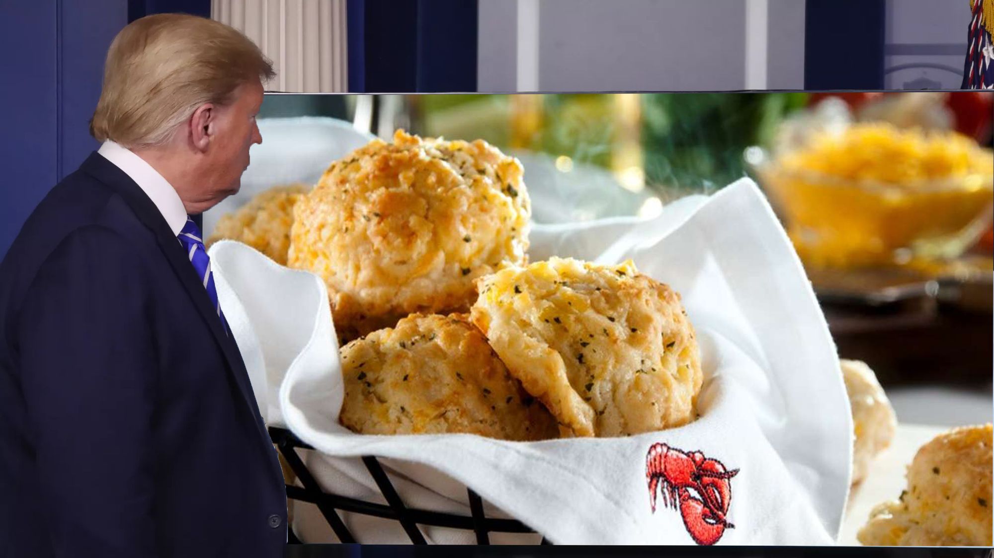 Report: Trump Suggests Injecting Red Lobster Biscuits To Cure COVID-19