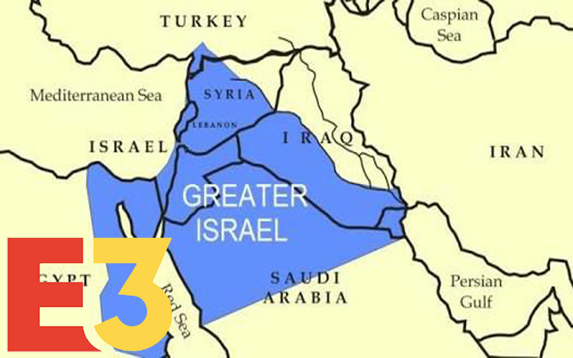 Leaked E3 Document Shows Next-Gen Greater Israel With 100% Less Palestinians