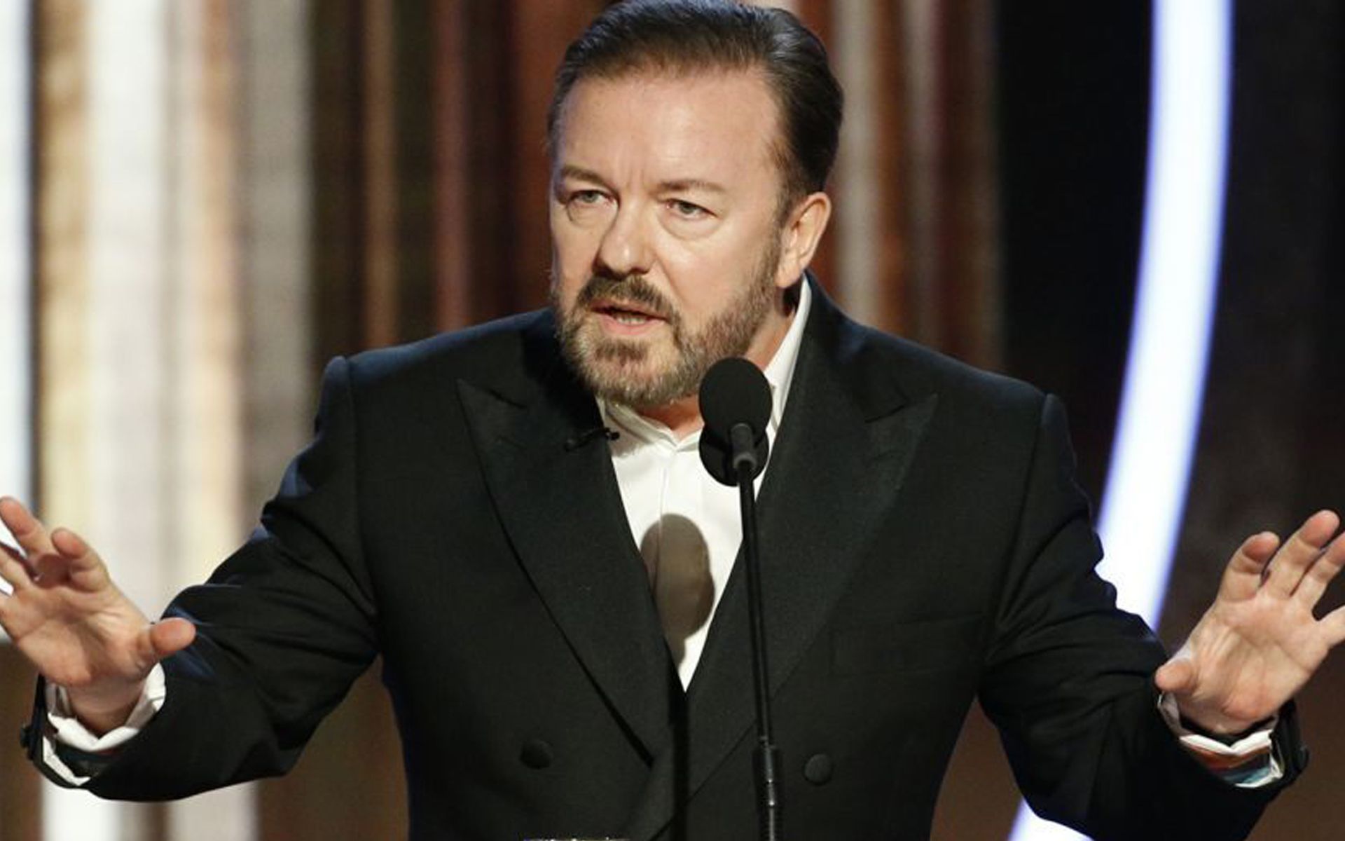 Ricky Gervais, 58, Found Dead By Apparent Suicide After Completely Unrelated Roasting Of Hollywood Pedophile Elite