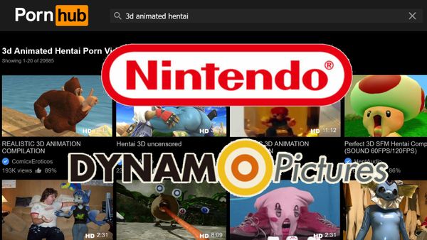Nintendo Purchases Animation Studio To Produce 3D Blender Hentai Animations For PornHub