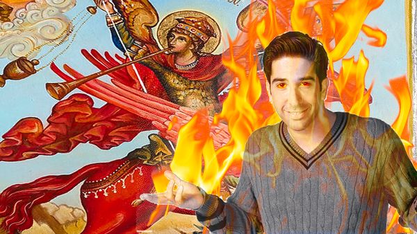 REPORT: Archangel Michael Confirms Ross From Friends Will Be Eternally Damned