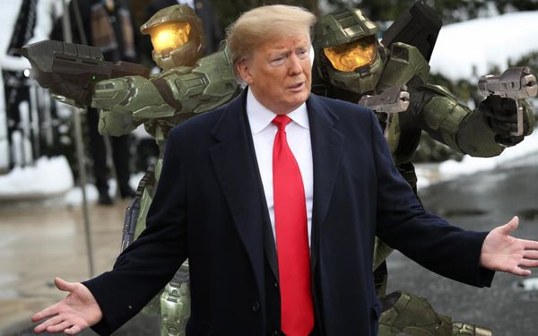 Critics Slam Trump For Welcoming Football Team With Halo 3 LAN Party Instead Of Halo 5 Multiplayer