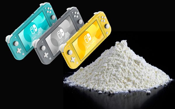 All Nintendo Switch Lites Come Packaged With Sixty Pounds Of Cocaine
